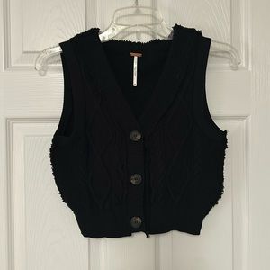 Anthropologie cable vest.